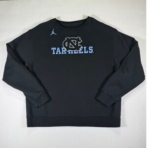 Jordan North Carolina Tar Heels Sweatshirt Mens XL Black UNC Jumpman DD6264-010
